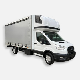 Zabudowa typu skrzynia z plandeką - rozsuwane boki z napinaczami